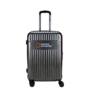 National Geographic Handbagage Harde Koffer / Trolley / Reiskoffer - 55 cm (Small) - Transit - Zwart