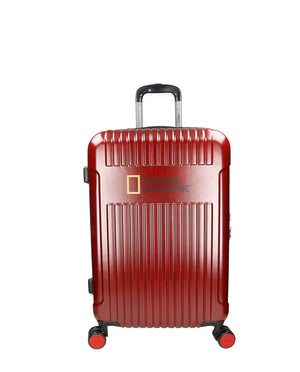 National Geographic Harde Koffer / Trolley / Reiskoffer - 67 cm (Medium) - Transit - Rood
