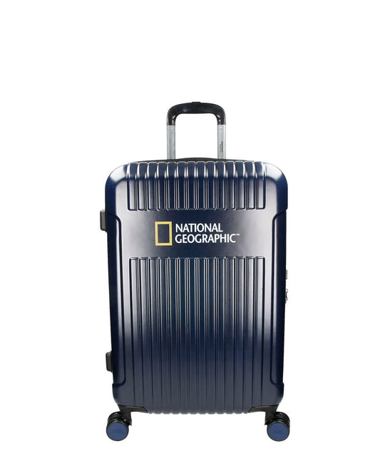 National Geographic Harde Koffer / Trolley / Reiskoffer - 67 cm (Medium) - Transit - Blauw