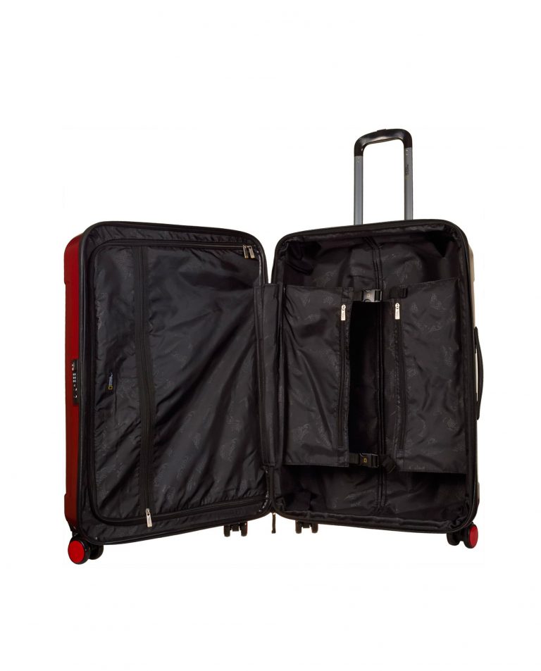National Geographic Hard Case / Trolley / Travel Case - 76,5 cm (Large) - Transit - Rouge