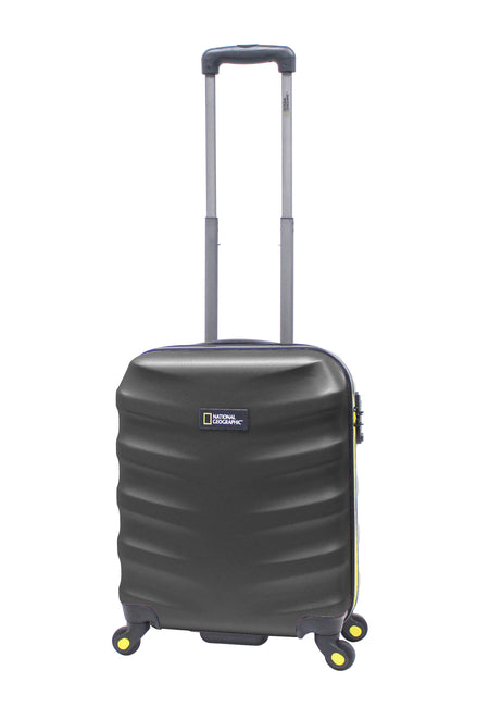 National Geographic Handbagage Harde Koffer / Trolley / Reiskoffer - 54 cm (Small) - Arete - Zwart