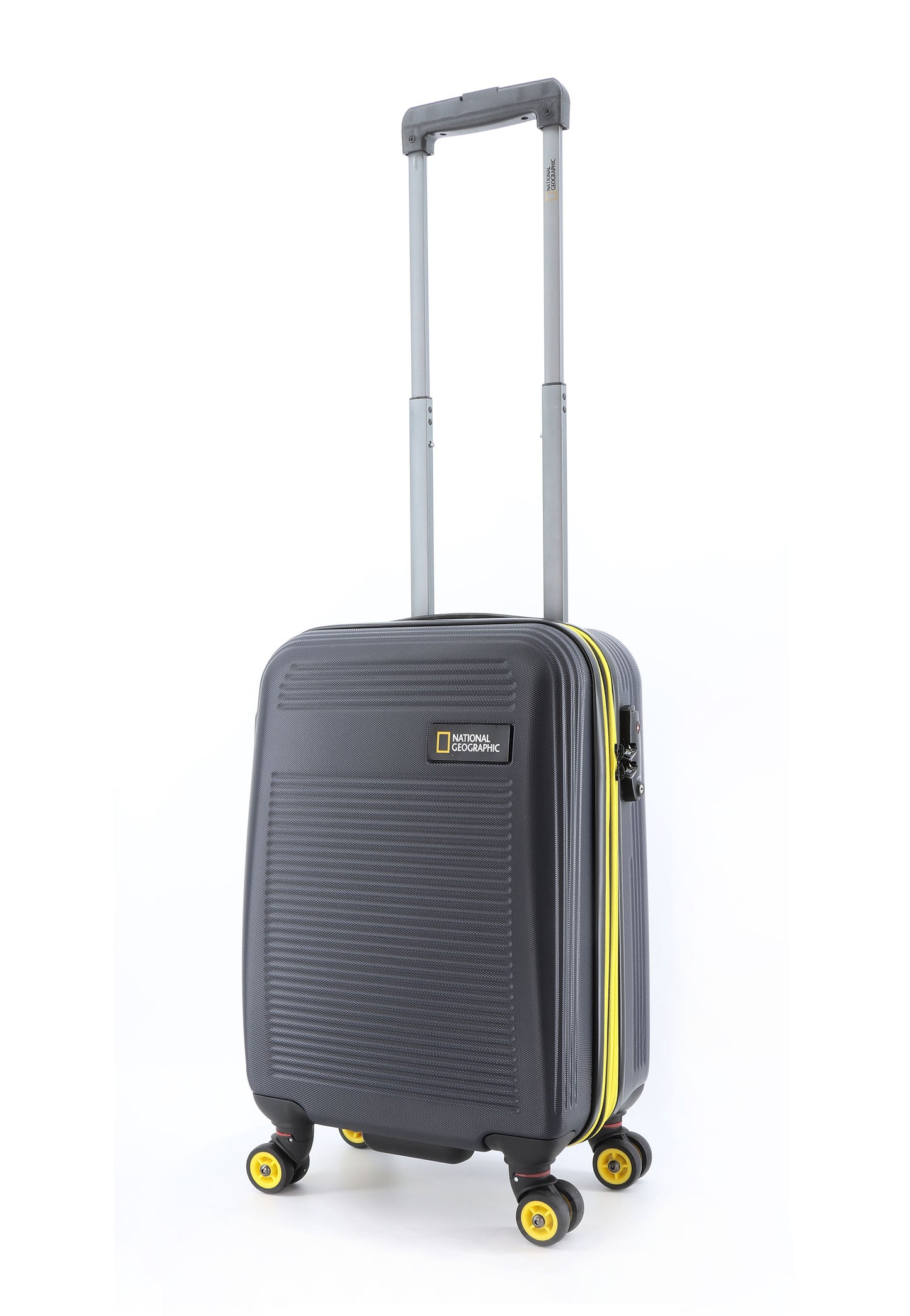 Valise rigide pour bagage à main National Geographic / Trolley / Valise de voyage - 54 cm (Petite) - Aérodrome - Noir