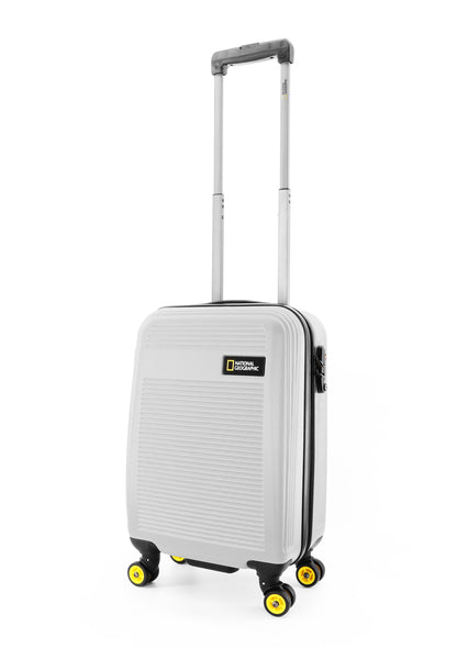 National Geographic Handbagage Harde Koffer / Trolley / Reiskoffer - 54 cm (Small) - Aerodrome - Zilver