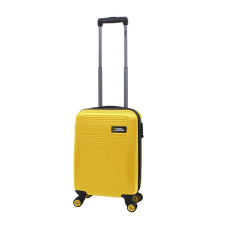 National Geographic Harde Kofferset 3-Delig / Reiskofferset / Trolleyset - Aerodrome - Geel