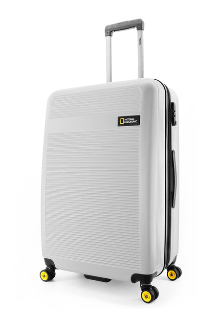 National Geographic Harde Koffer / Trolley / Reiskoffer - 76 cm (Large) - Aerodrome - Zilver