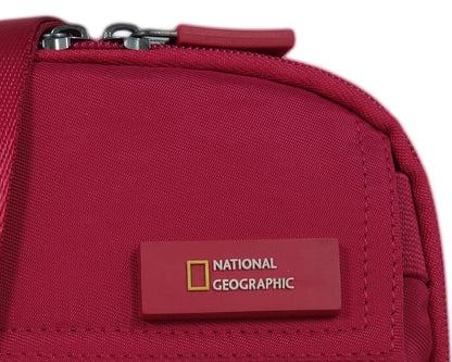 National Geographic Academy - schoudertas Fuschia | luggage4u.be |NatGeo Logo
