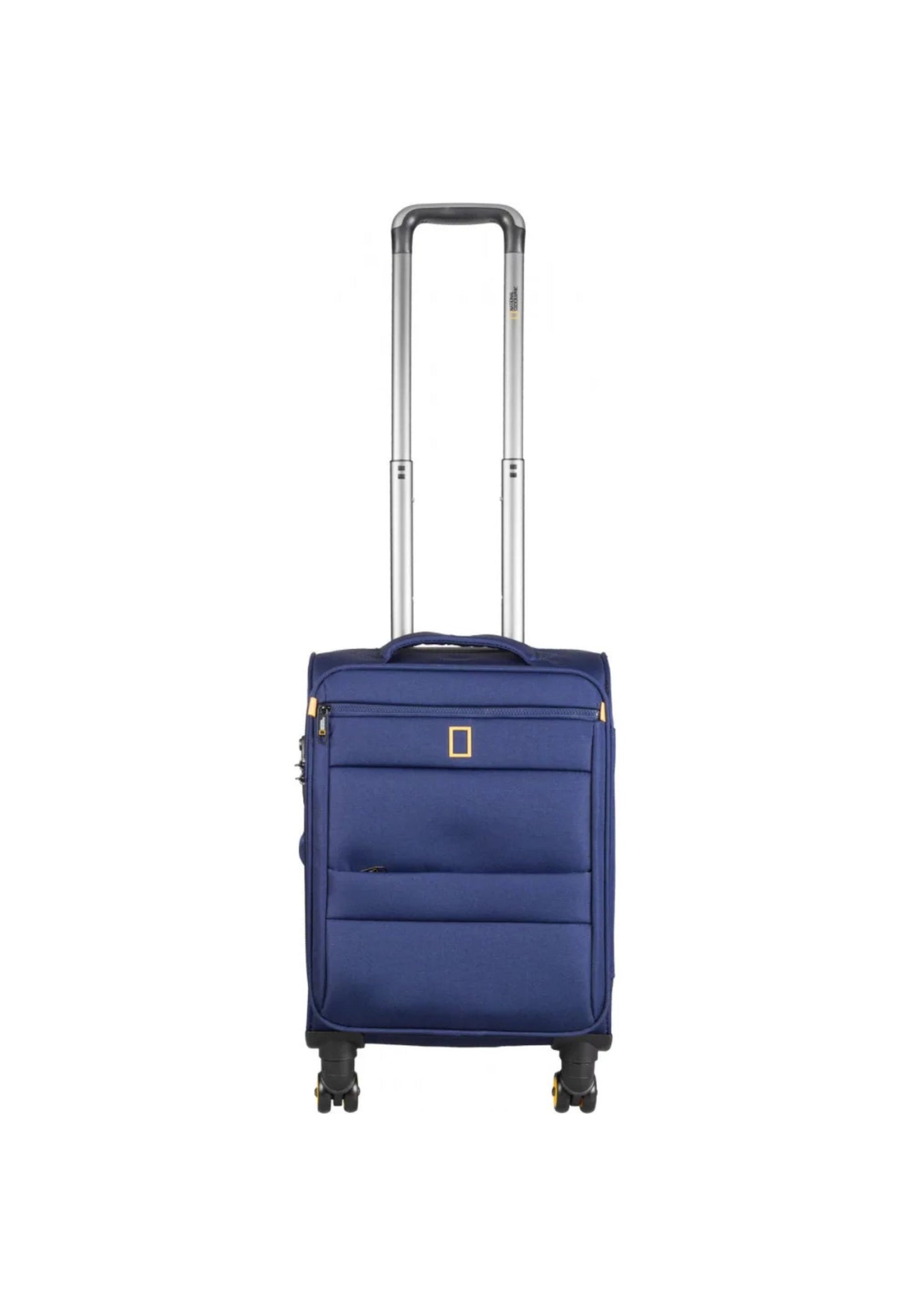 National Geographic Soft Suitcase Set 3-Piece / Travel Suitcase Set / Trolley Set - Passage - Bleu