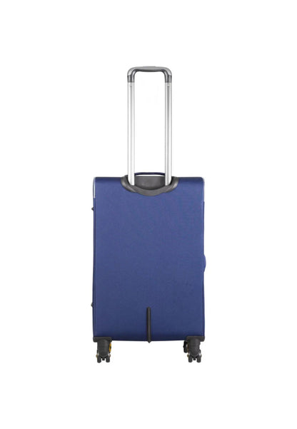 National Geographic Soft Suitcase Set 3-Piece / Travel Suitcase Set / Trolley Set - Passage - Bleu