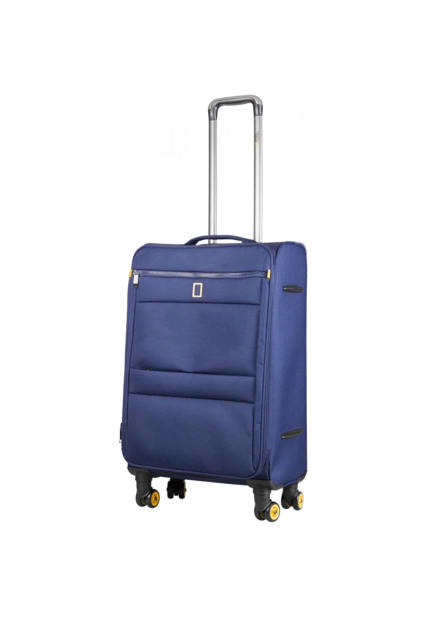 National Geographic Soft Suitcase Set 3-Piece / Travel Suitcase Set / Trolley Set - Passage - Bleu