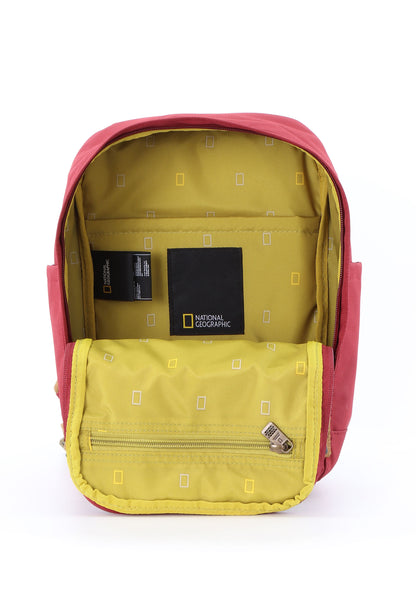 National Geographic Sac à dos pour ordinateur portable / Sac à dos / Sac d'école - 15 pouces - Légende - Rouge