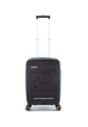 National Geographic Handbagage Harde Koffer / Trolley / Reiskoffer - 55 cm (Small) - Balance rPET - Zwart