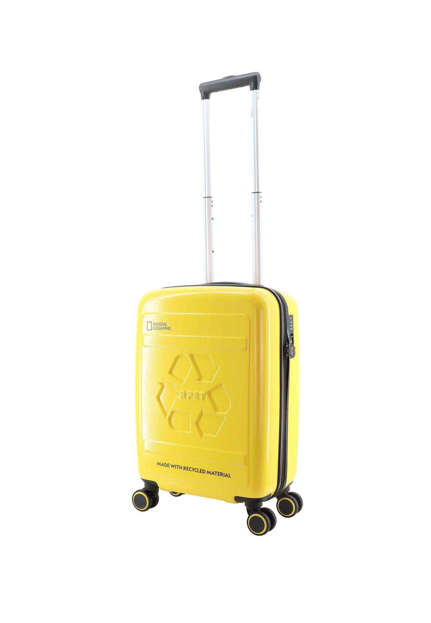 National Geographic Handbagage Harde Koffer / Trolley / Reiskoffer - 55 cm (Small) - Balance rPET - Geel
