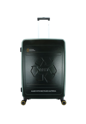 National Geographic Harde Koffer / Trolley / Reiskoffer - 76 cm (Large) - Balance rPET - Donker groen