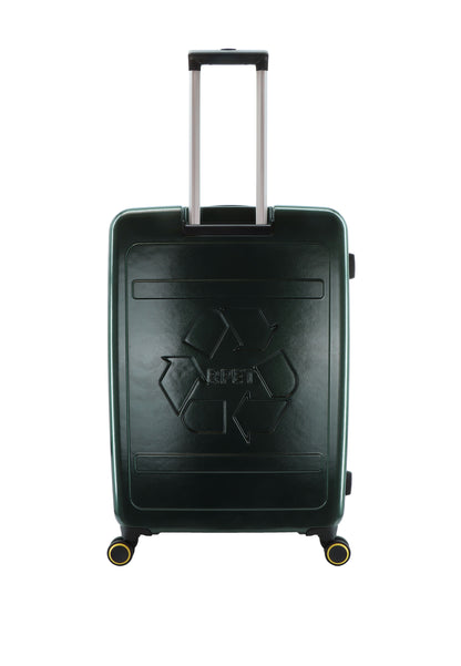 Valise rigide / trolley / valise de voyage National Geographic - 76 cm (grande) - Balance rPET - Vert foncé