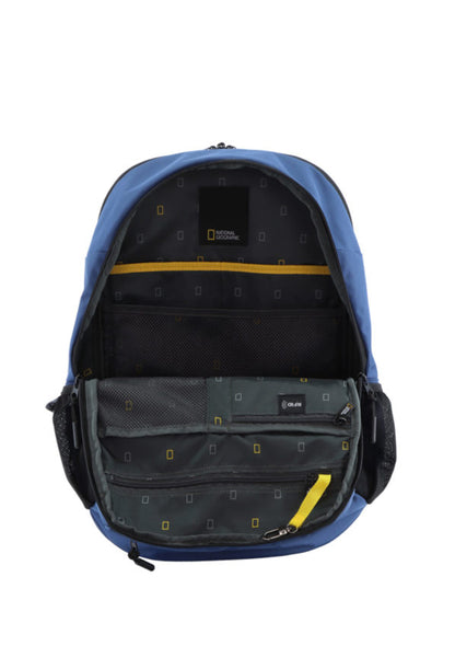 Sac à dos / cartable / sac à dos pour ordinateur portable National Geographic RPET - 38 cm - Box Canyon - Bleu Marine