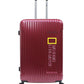 National Geographic Harde Kofferset 3-Delig / Reiskofferset / Trolleyset - Canyon - Burgundy