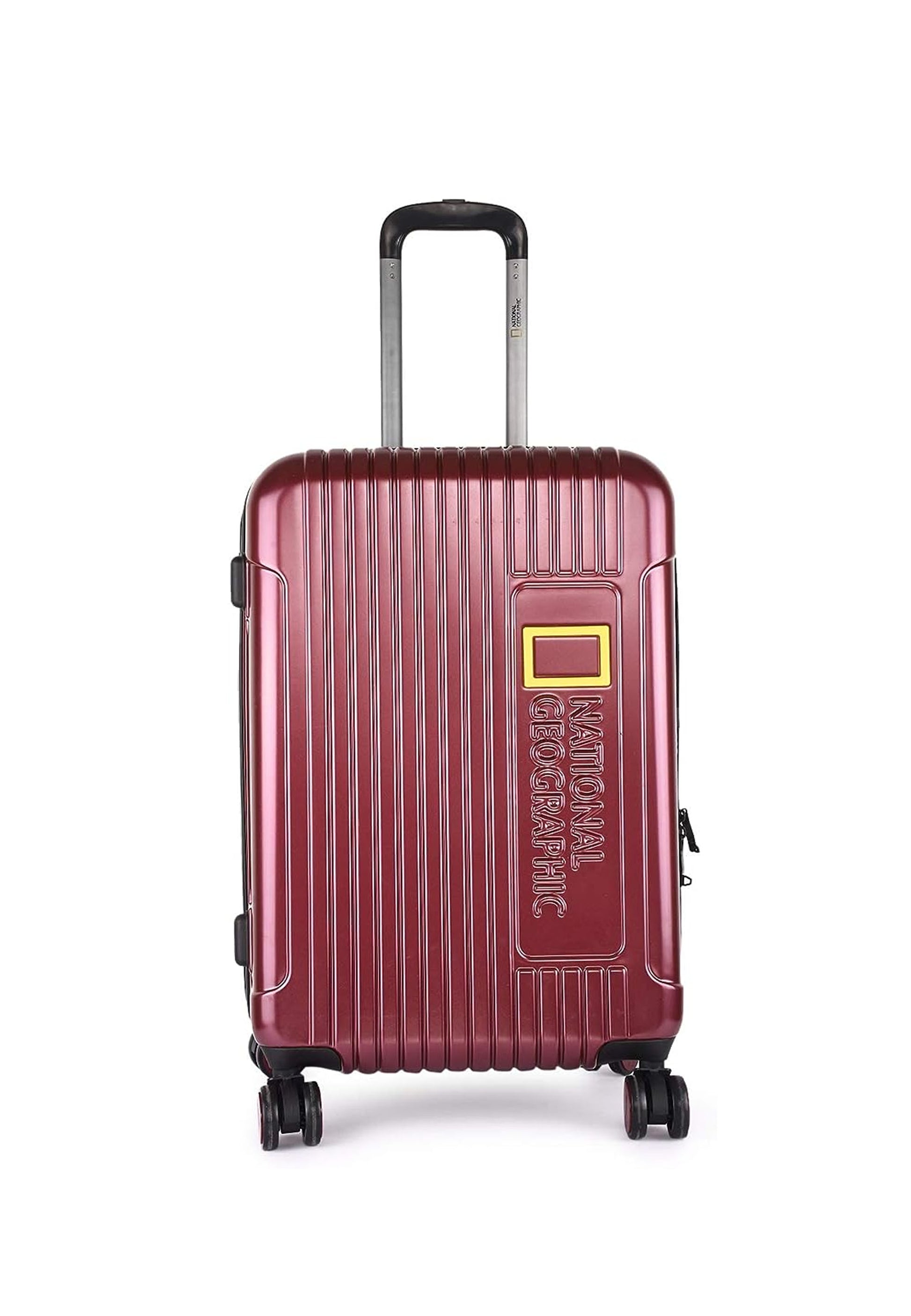 National Geographic Harde Koffer / Trolley / Reiskoffer - 67 cm (Medium) - Canyon - Burgundy