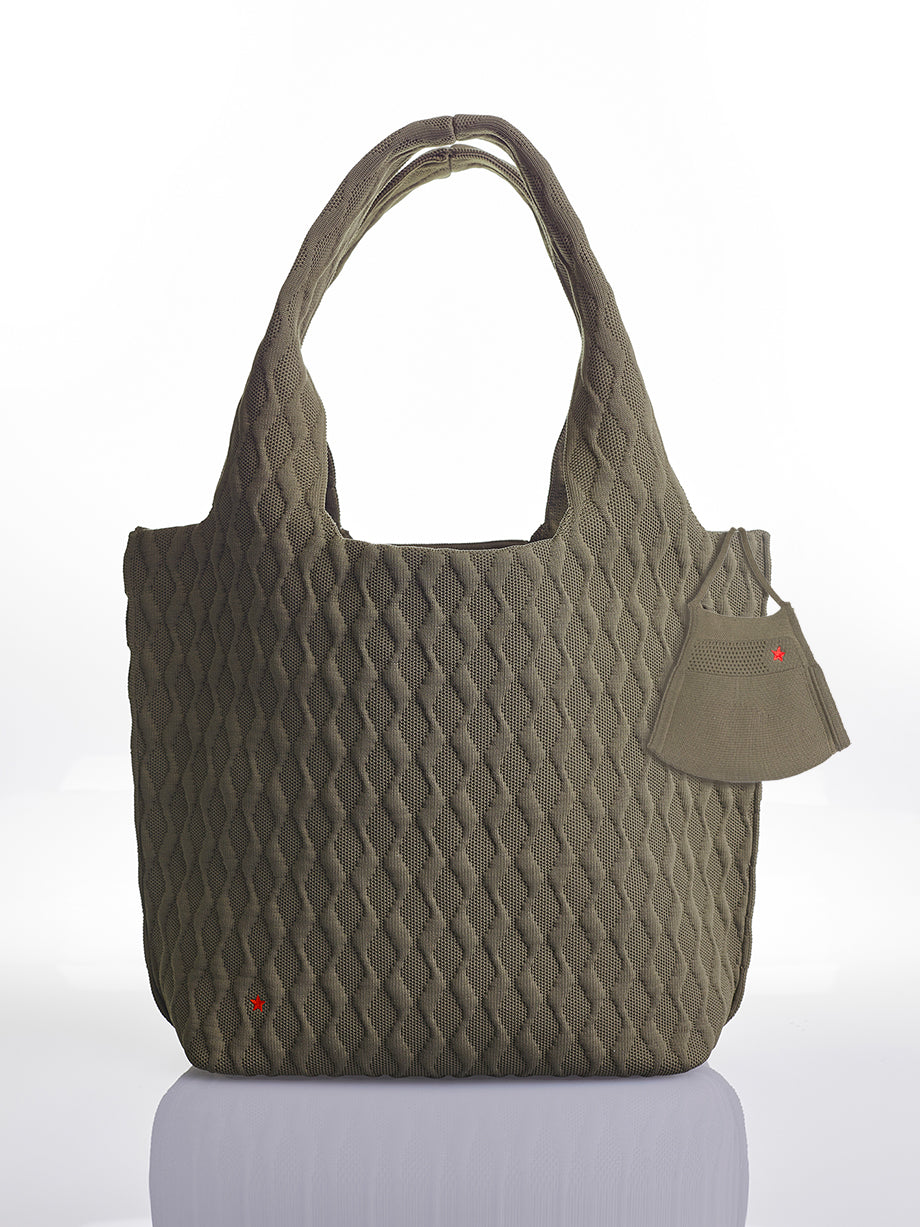 Redstars Eco-Bag Handtas/Shoppingtas - Olive Groen