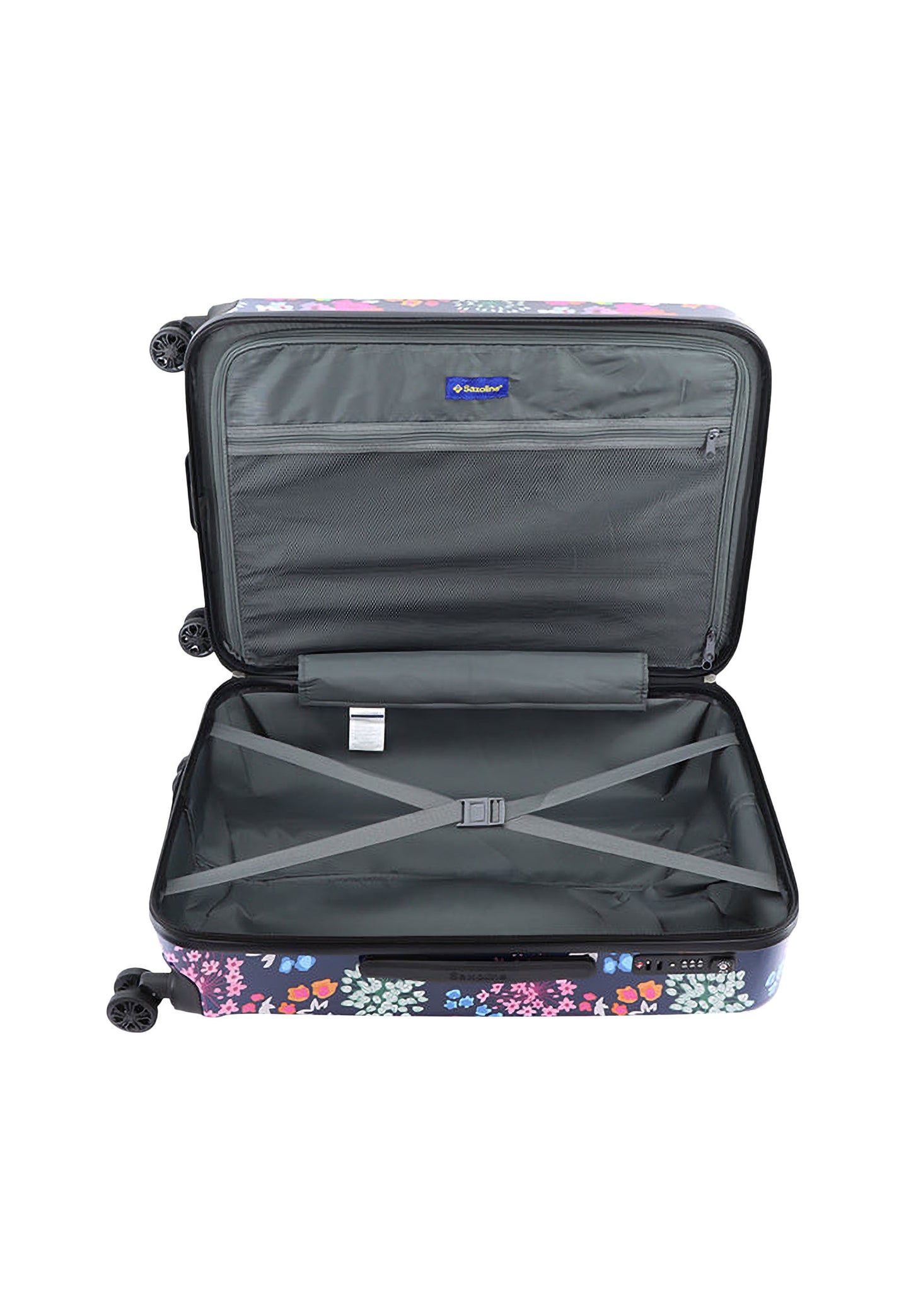 Saxoline Harde Koffer / Trolley / Reiskoffer - 67 cm (Medium) - Aroma Print