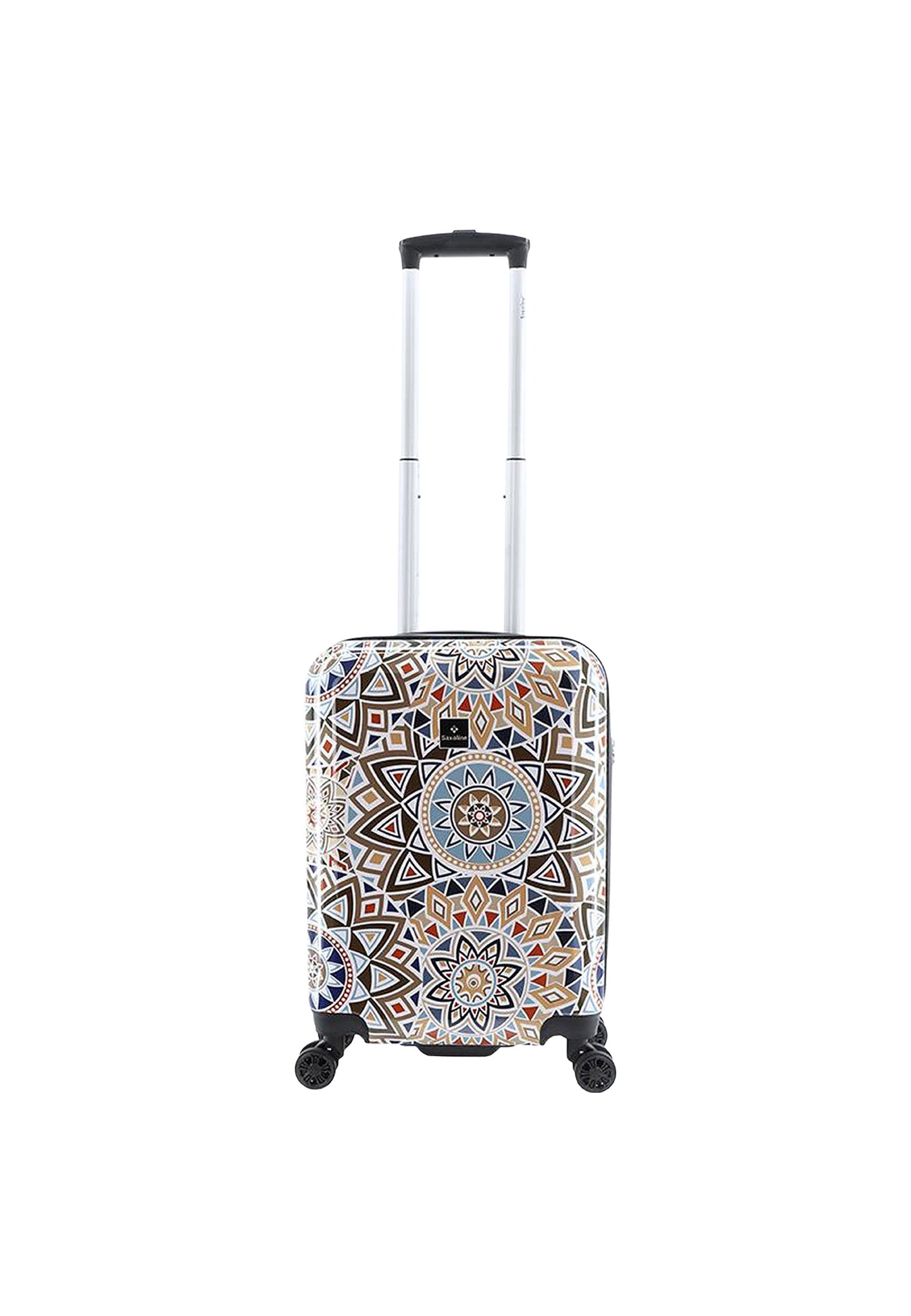 Saxoline Handbagage Harde Koffer / Trolley / Reiskoffer - 55cm (Small) - Mosaic Culture Print