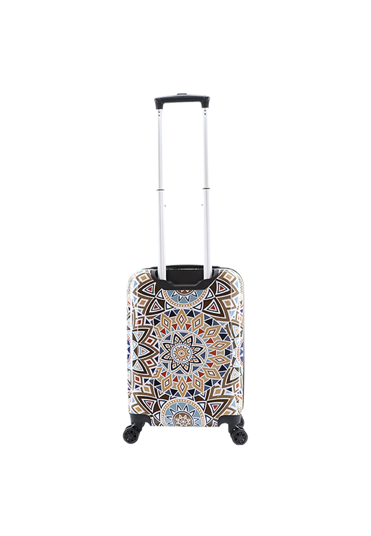 Saxoline Handbagage Harde Koffer / Trolley / Reiskoffer - 55cm (Small) - Mosaic Culture Print