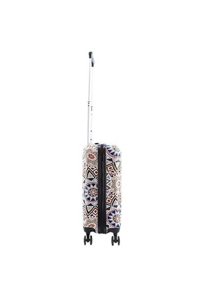 Saxoline Handbagage Harde Koffer / Trolley / Reiskoffer - 55cm (Small) - Mosaic Culture Print