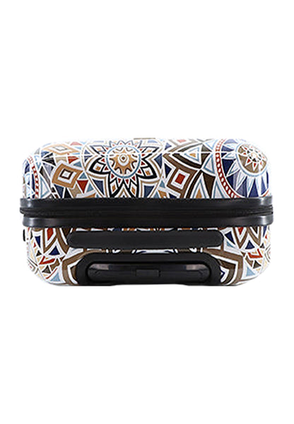 Saxoline Handbagage Harde Koffer / Trolley / Reiskoffer - 55cm (Small) - Mosaic Culture Print