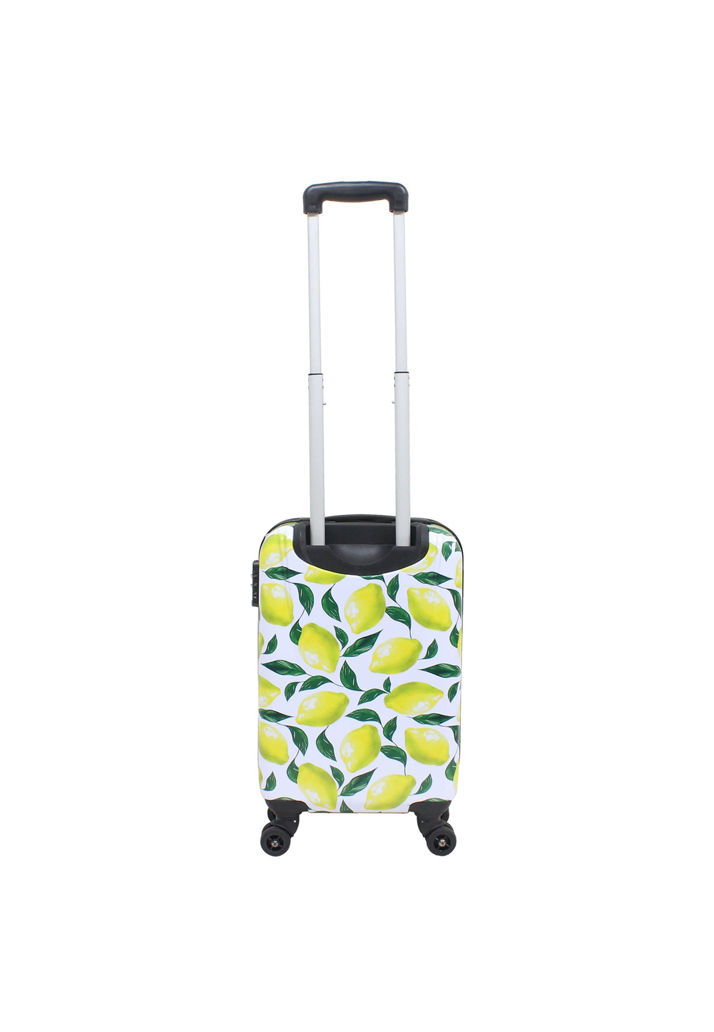 Saxoline Handbagage Harde Koffer / Trolley / Reiskoffer - 55cm (Small) - Lemon Print