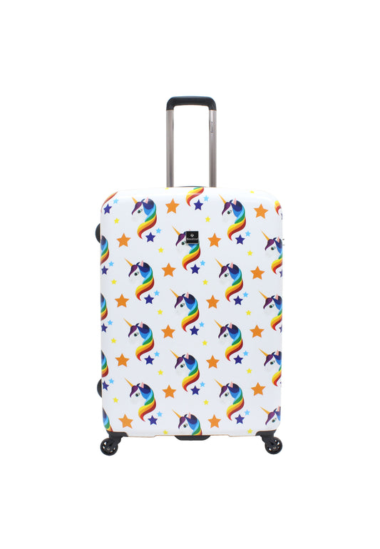 Saxoline Hard Case / Trolley / Travel Case - 76 cm (Large) - Imprimé Licorne