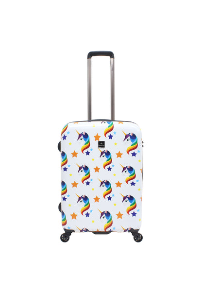 Saxoline Hard Case / Trolley / Travel Case - 66 cm (Moyen) - Imprimé Licorne