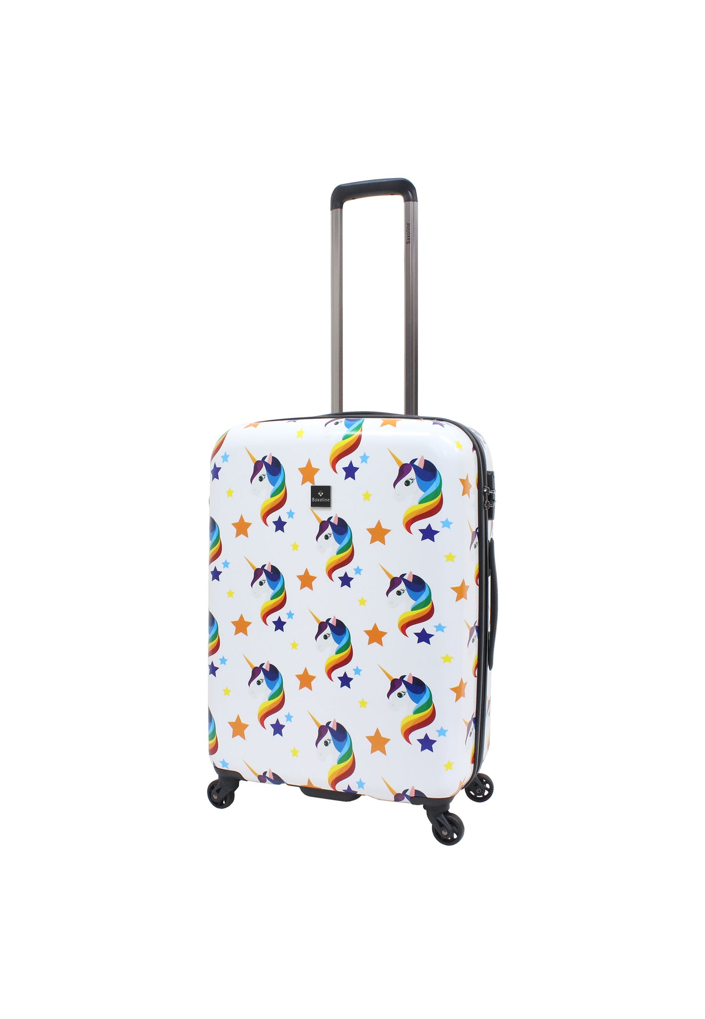 Saxoline Hard Case / Trolley / Travel Case - 66 cm (Moyen) - Imprimé Licorne