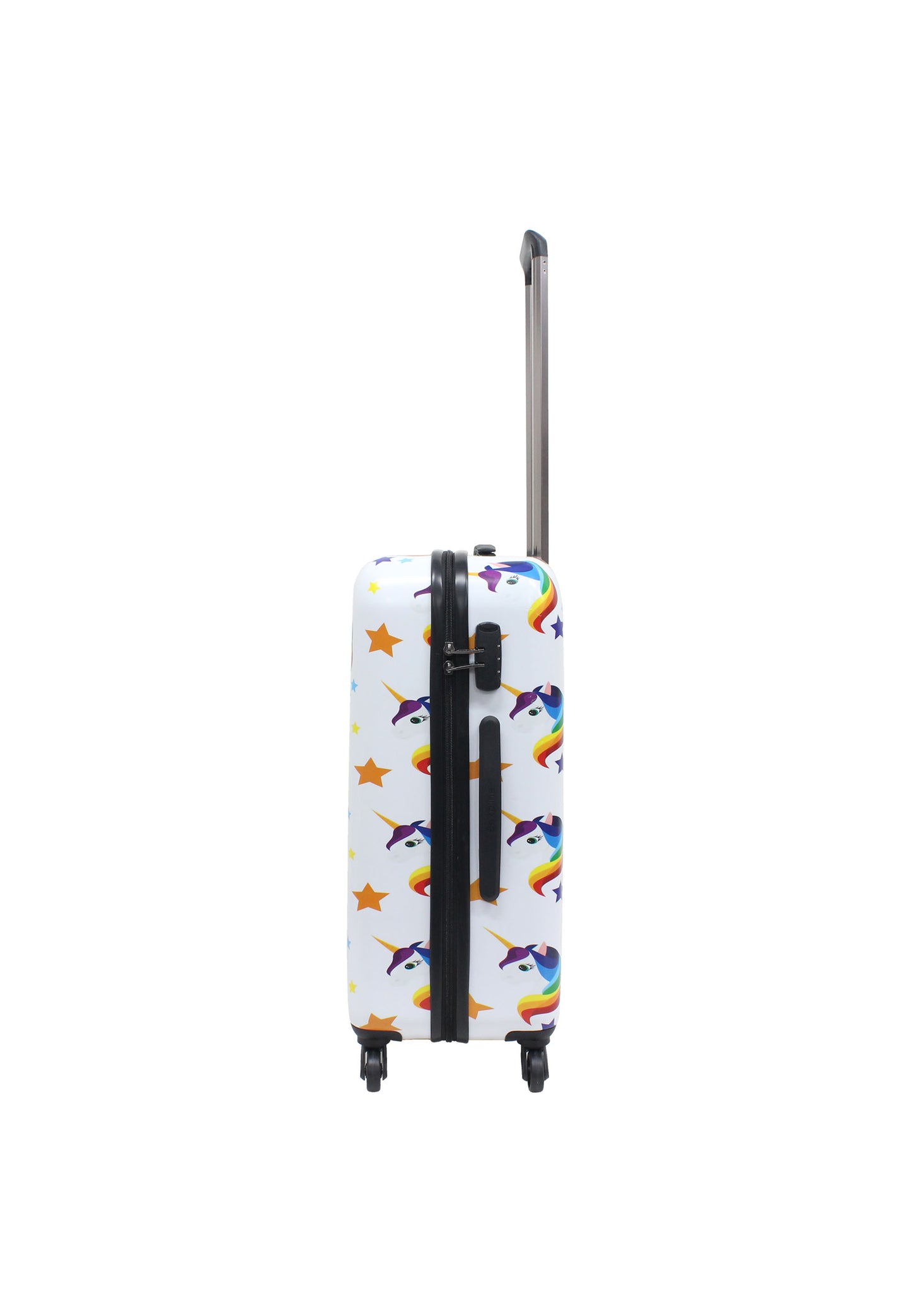 Saxoline Harde Koffer / Trolley / Reiskoffer - 66 cm (Medium) - Unicorn Print