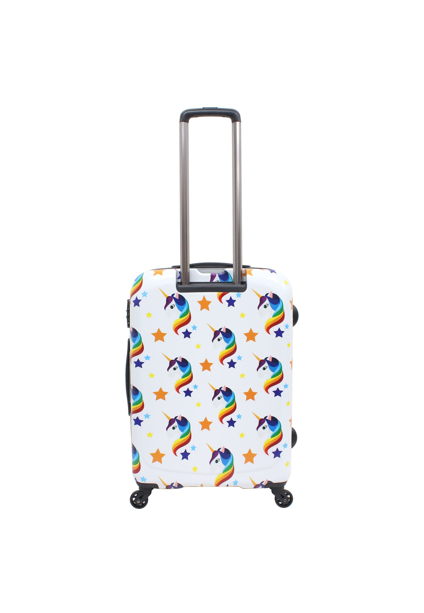 Saxoline Harde Koffer / Trolley / Reiskoffer - 66 cm (Medium) - Unicorn Print