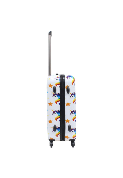 Saxoline Harde Koffer / Trolley / Reiskoffer - 66 cm (Medium) - Unicorn Print