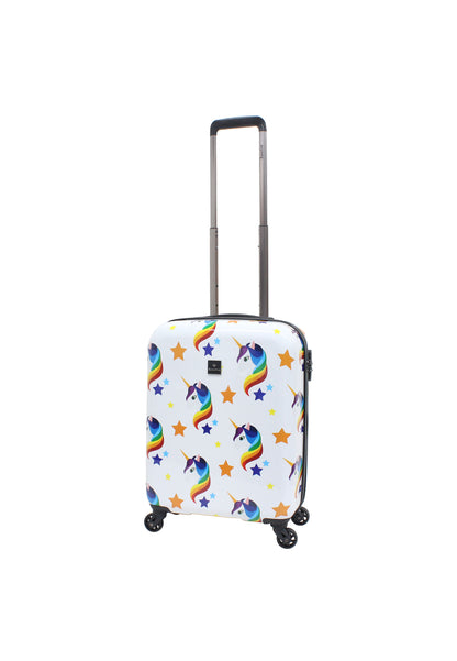 Saxoline Handbagage Harde Koffer / Trolley / Reiskoffer - 55cm (Small) - Unicorn Print