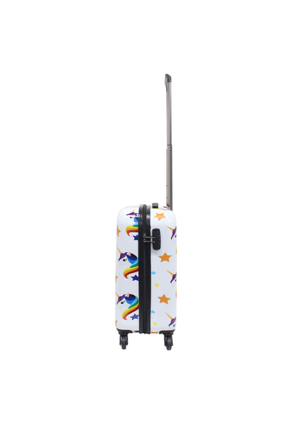 Saxoline Handbagage Harde Koffer / Trolley / Reiskoffer - 55cm (Small) - Unicorn Print