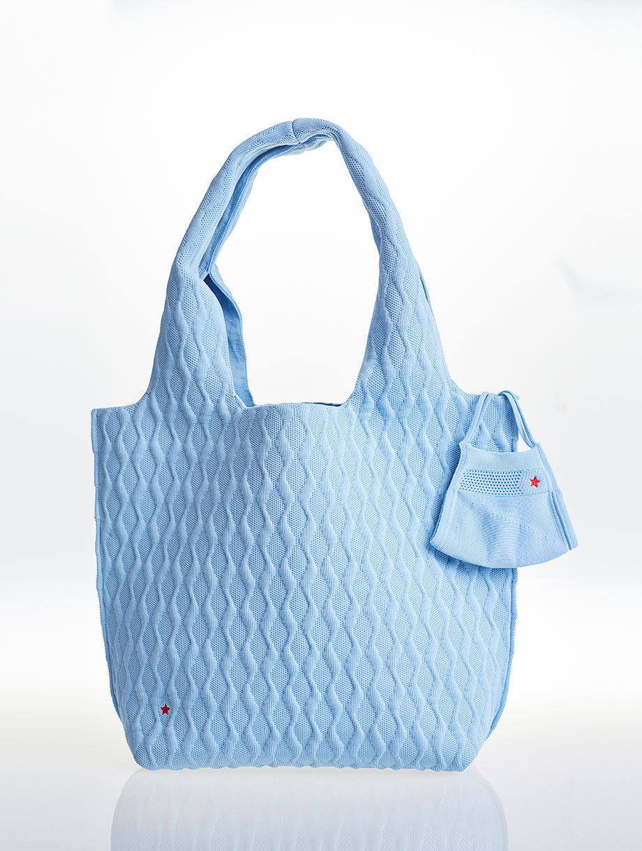 Redstars Eco-Bag Handtas/Shoppingtas - Hemelsblauw
