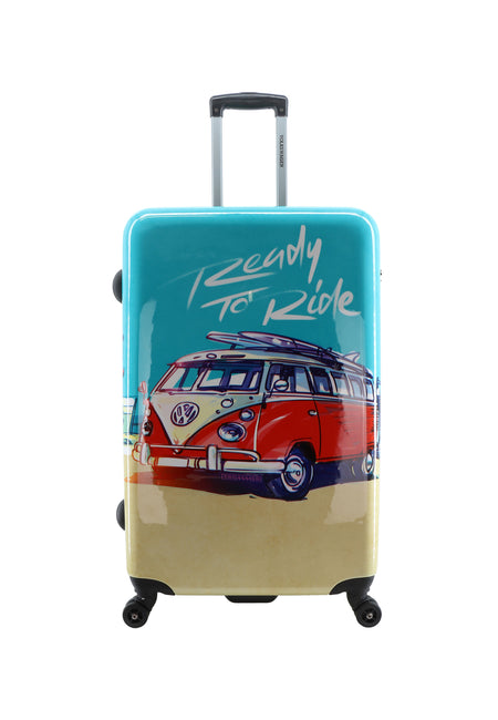 Volkswagen Bedrukt Harde Koffer / Trolley / Reiskoffer - 76 cm (Large) - Ready to Ride Print