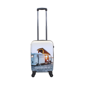 Volkswagen Harde Handbagage Koffer / Trolley / Reiskoffer - 55x35x20cm - Camper Bus Print