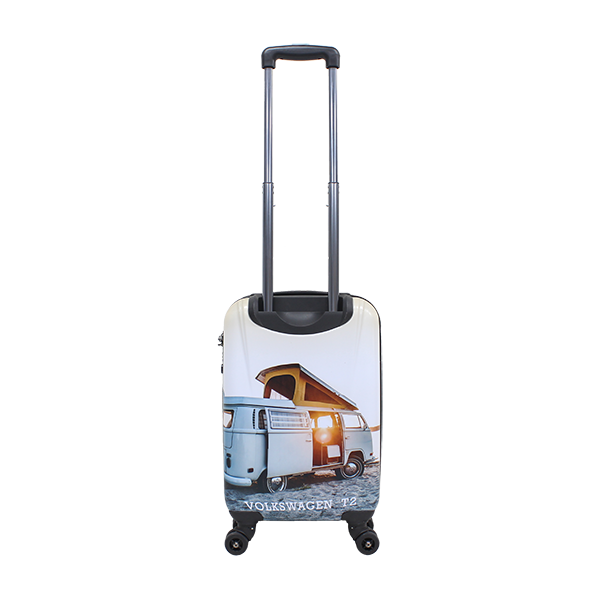 Volkswagen Harde Handbagage Koffer / Trolley / Reiskoffer - 55x35x20cm - Camper Bus Print