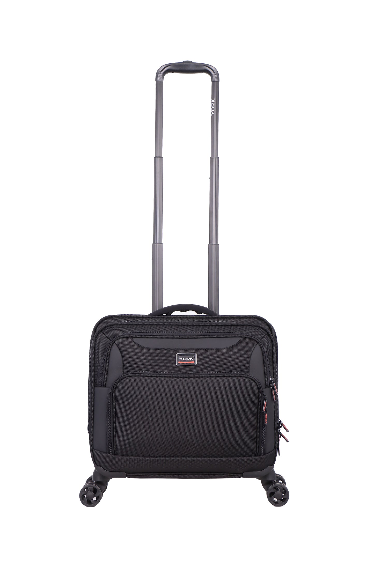 Laptop koffer op vier wielen voor aan boord | York