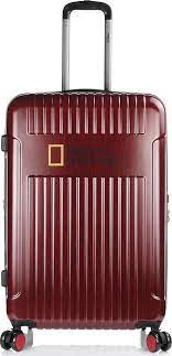 National Geographic Harde Kofferset 3-Delig / Reiskofferset / Trolleyset - Transit - Rood