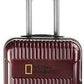 National Geographic Harde Kofferset 3-Delig / Reiskofferset / Trolleyset - Transit - Rood