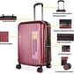 National Geographic Harde Koffer / Trolley / Reiskoffer - 77 cm (Large) - Canyon - Burgundy