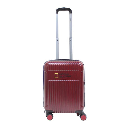 Valise rigide pour bagage à main National Geographic / Trolley / Valise de voyage - 55 cm (Petite) - Transit - Rouge