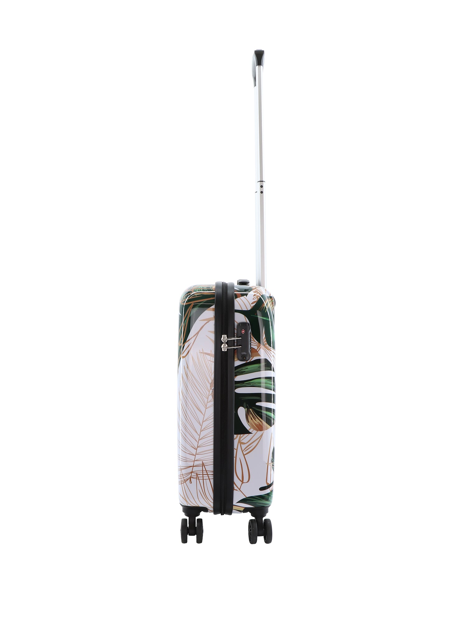 Saxoline Handbagage Harde Koffer / Trolley / Reiskoffer - 55cm (Small) - Virgin Forest Print