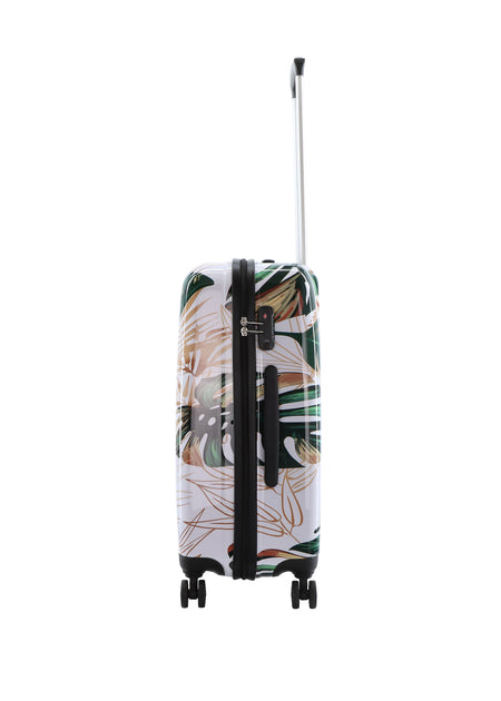 Saxoline Harde Koffer / Trolley / Reiskoffer - 64 cm (Medium) - Virgin Forest Print