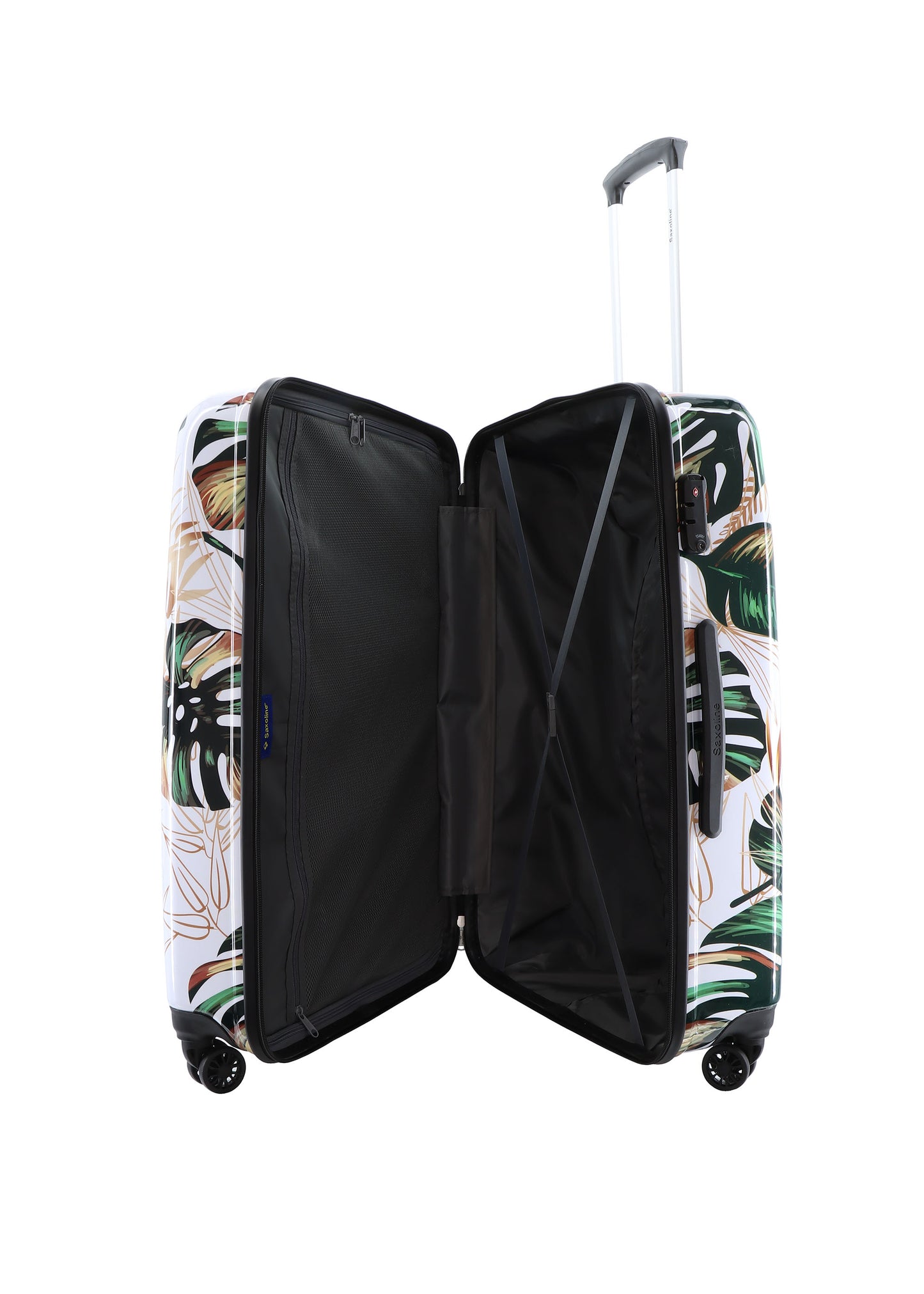 Saxoline Harde Koffer / Trolley / Reiskoffer - 74 cm (Large) - Virgin Forest Print
