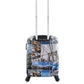 Saxoline Handbagage Harde Koffer / Trolley / Reiskoffer - 55cm (Small) - Brooklyn Print