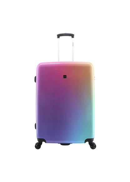 Saxoline L - Voorkant Rainbow Print hard reiskoffer | luggage4u.be